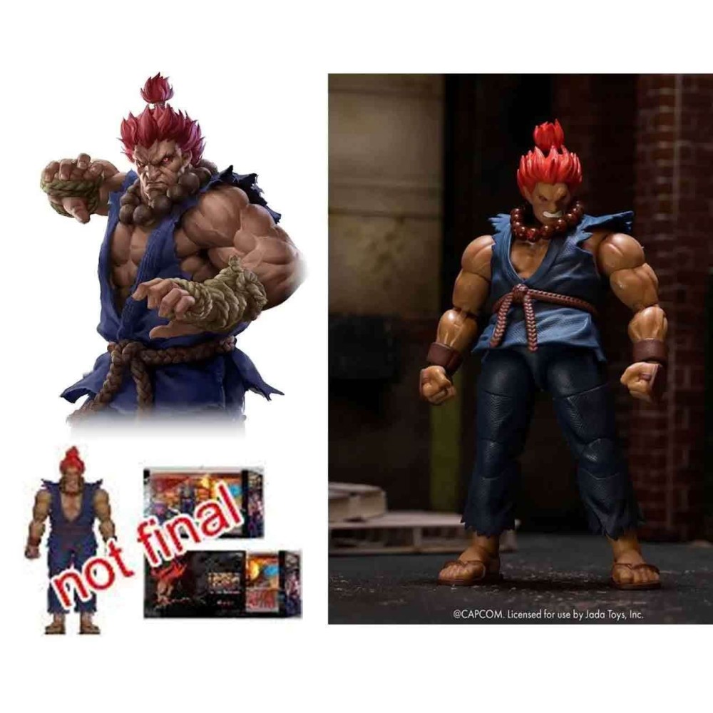 ULTRA STREET FIGHTER II AKUMA DELUXE ACTION FIGURE JADA TOYS