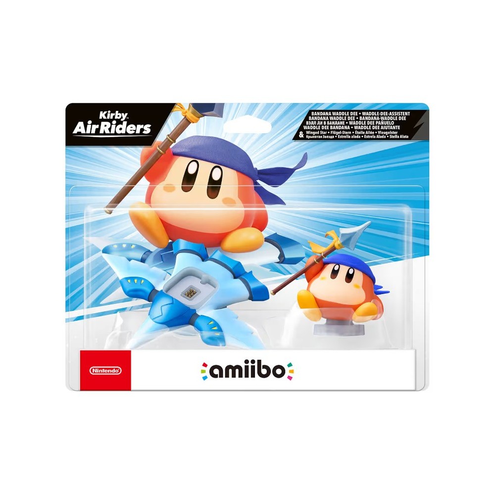 KIRBY AIR RIDERS AMIIBO BANDANA WADDLE DEE E ASSISTENTE NINTENDO