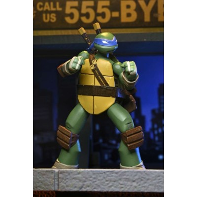 NECA TMNT NINJA TURTLES 2012 LEONARDO ULTIMATE ACTION FIGURE