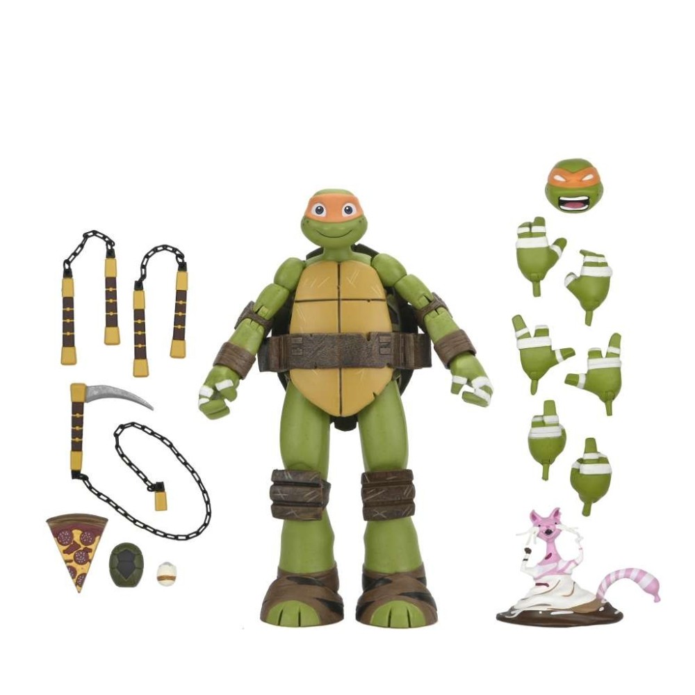 TEENAGE MUTANT NINJA TURTLES 2012 MICHELANGELO ACTION FIGURE NECA
