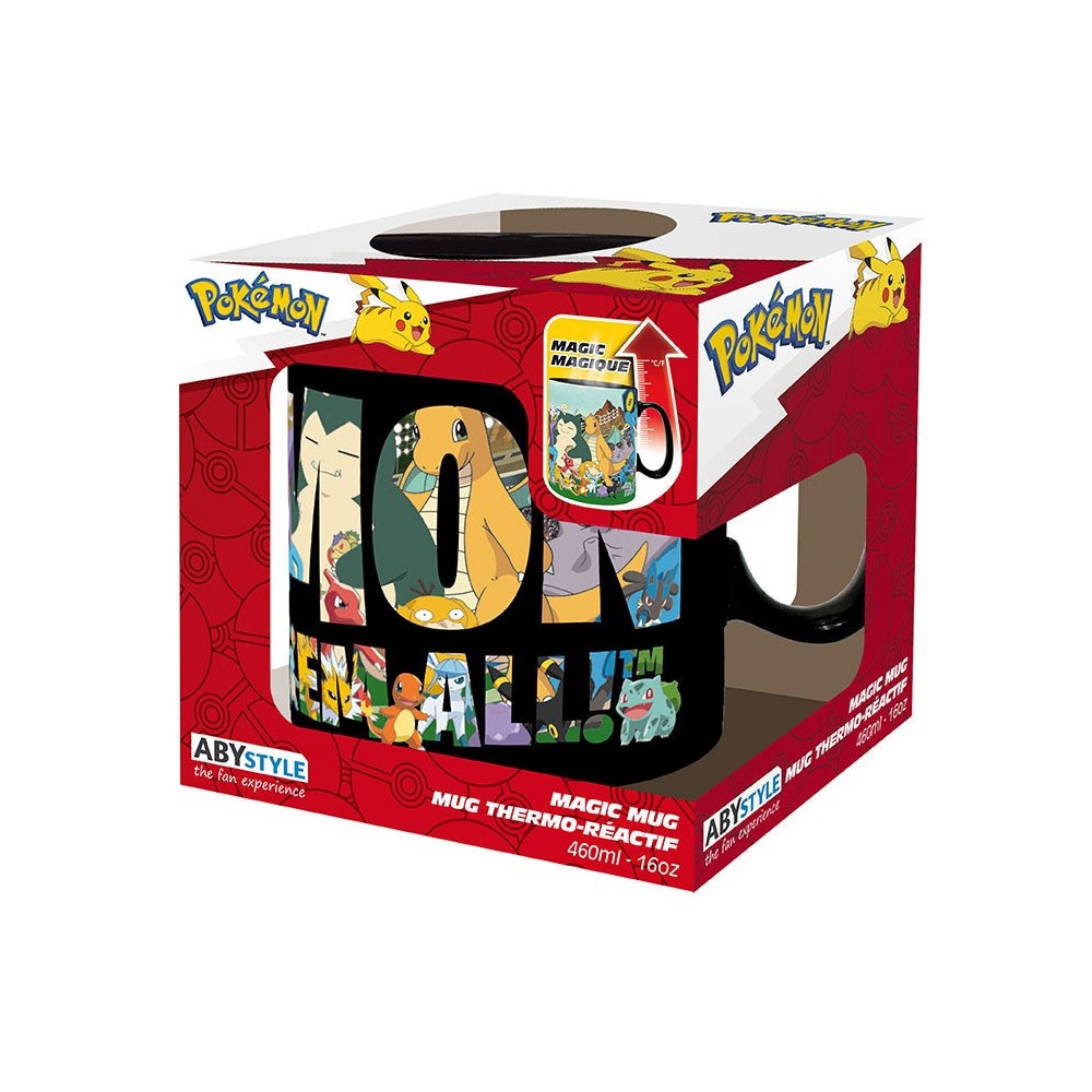 ABYSTYLE POKEMON GOTTA CATCH EM ALL HEAT CHANGE MUG