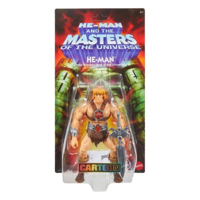 MASTERS OF THE UNIVERSE ORIGINS HE-MAN CARTOON ACTION FIGURE MATTEL