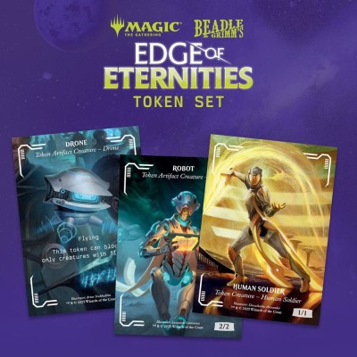 MAGIC THE GATHERING EDGE OF ETERNITIES DADI E TOKEN SET BEADLE AND GRIMM'S