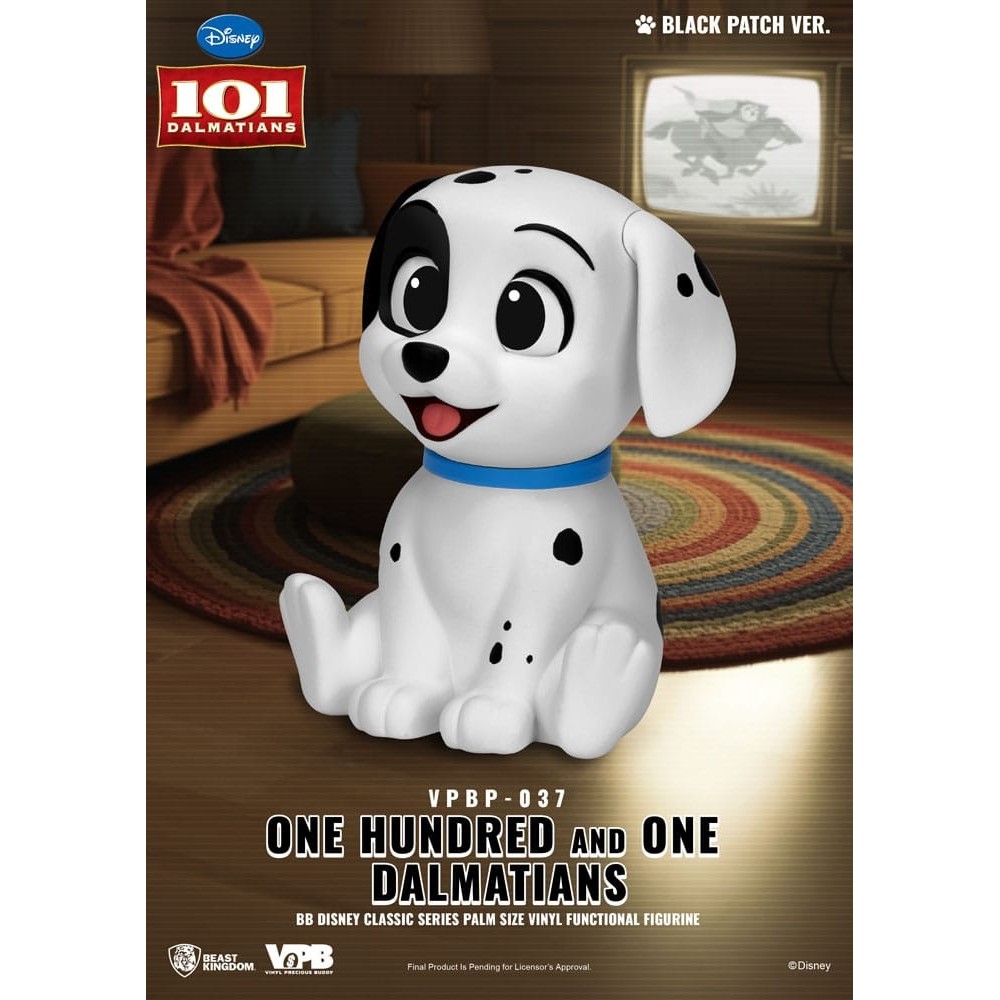 BEAST KINGDOM DISNEY ONE HUNDRED AND ONE DALMATIANS VINYL PIGGY BANK VPBP-037 4X FIGURES
