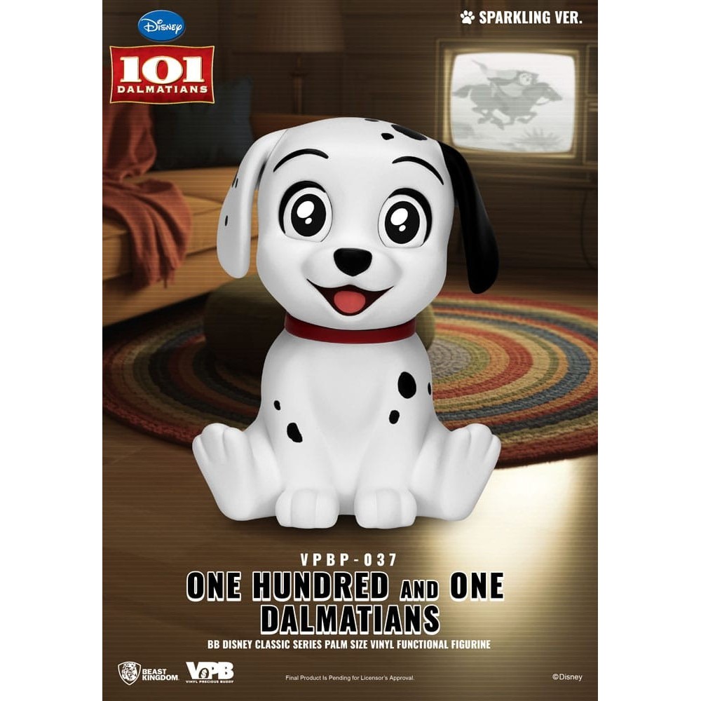 DISNEY LA CARICA DEI 101 VINYL PIGGY BANK VPBP-037 4X DALMATA FIGURE SALVADANAI BEAST KINGDOM