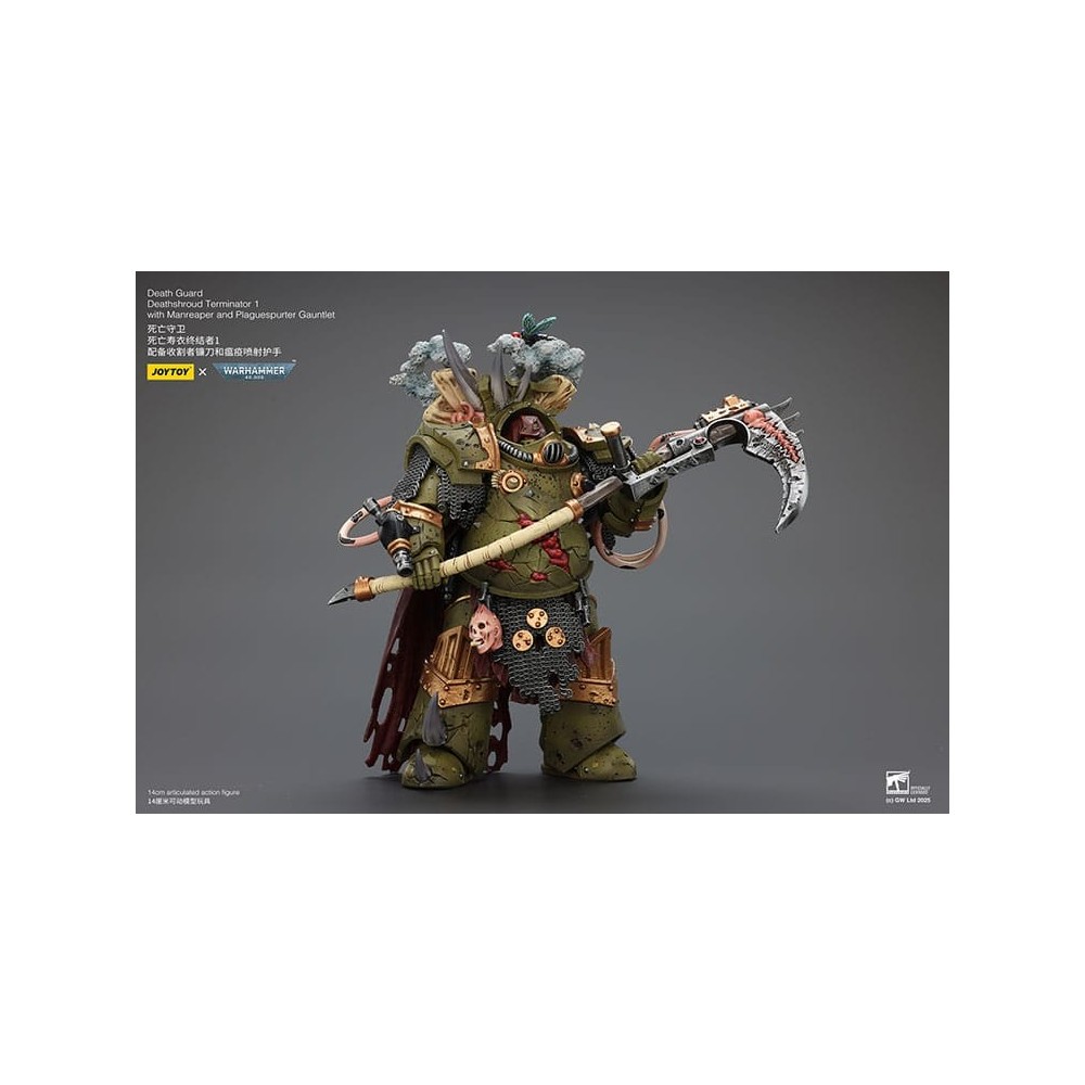 WARHAMMER 40K DEATH GUARD DEATHSHROUD TERMINATOR 1 ACTION FIGURE JOY TOY (CN)