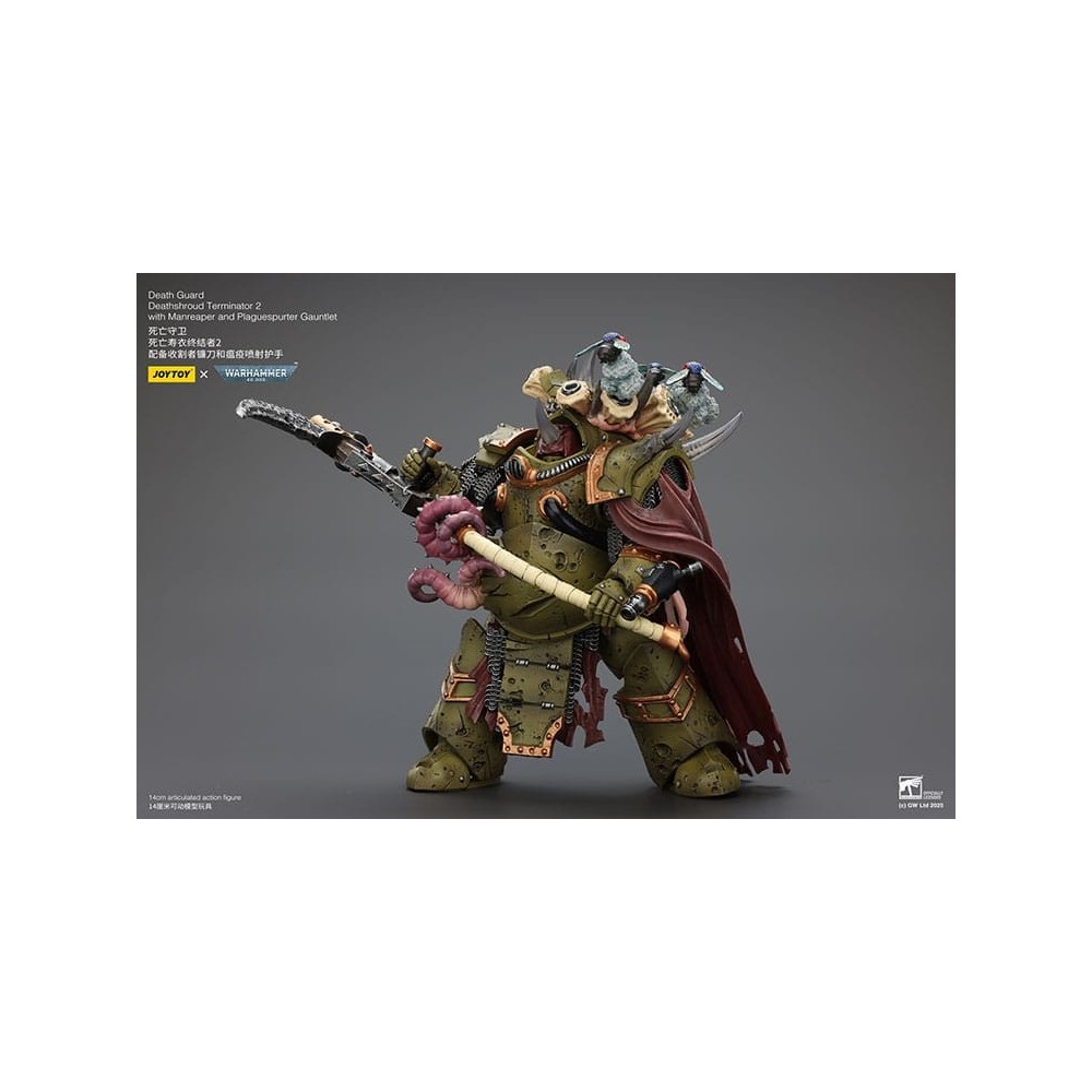 WARHAMMER 40K DEATH GUARD DEATHSHROUD TERMINATOR 2 ACTION FIGURE JOY TOY (CN)