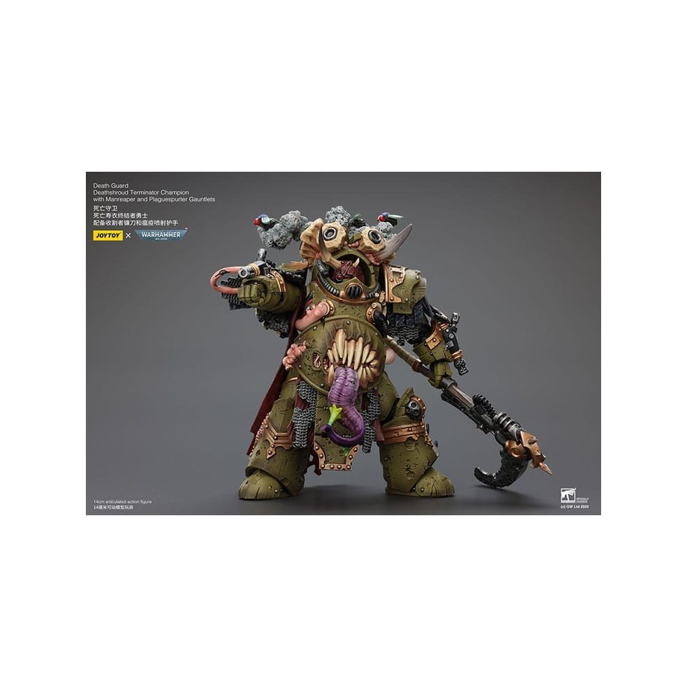 JOY TOY (CN) WARHAMMER 40K DEATH GUARD DEATHSHROUD TERMINATOR CHAMPION ACTION FIGURE