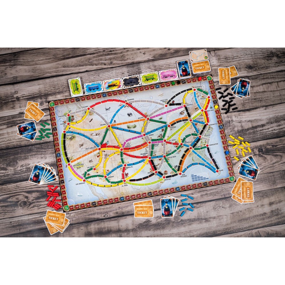 ASMODEE TICKET TO RIDE USA BOARDGAME ITALIAN VERSION