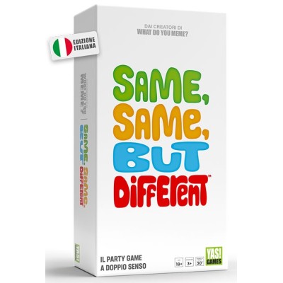SAME SAME BUT DIFFERENT GIOCO DA TAVOLO ITALIANO YAS! GAMES