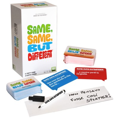 YAS! GAMES SAME SAME BUT DIFFERENT ITALIAN BOARDGAME