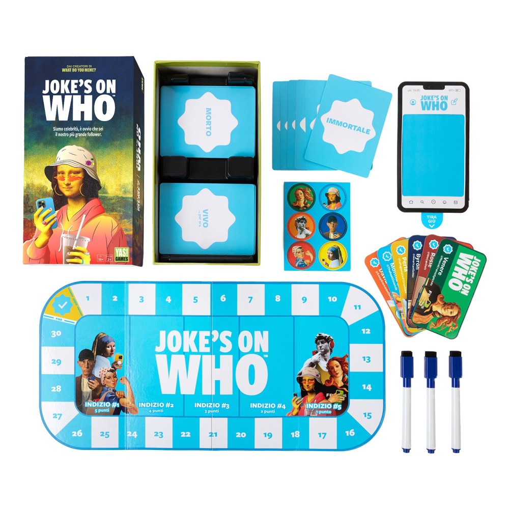 JOKE'S ON WHO GIOCO DA TAVOLO ITALIANO YAS! GAMES