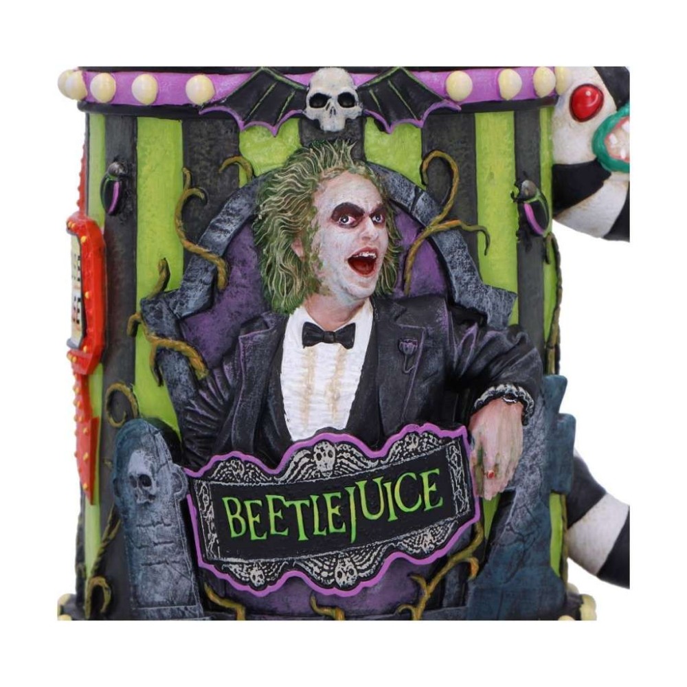 BEETLEJUICE TANKARD BOCCALE IN RESINA NEMESIS NOW