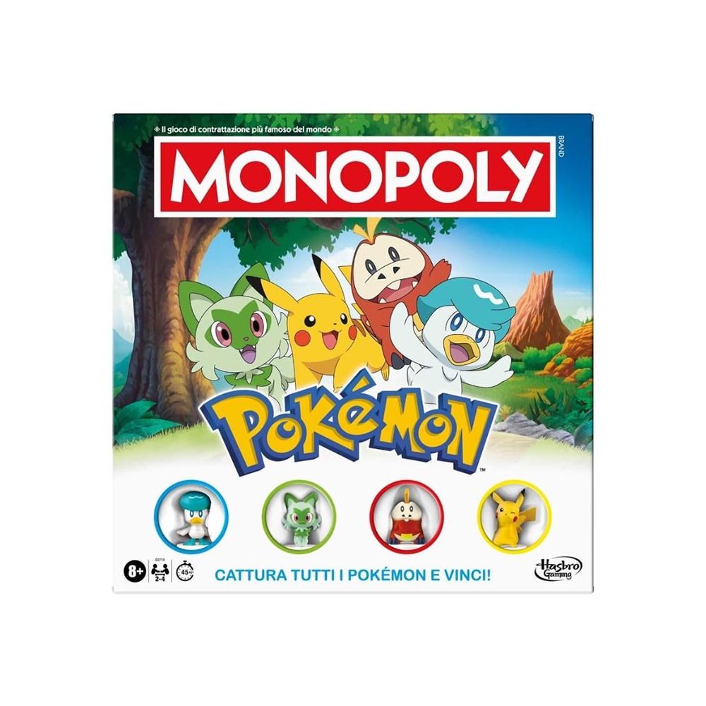 MONOPOLY POKEMON - GIOCO DA TAVOLO ITALIANO HASBRO