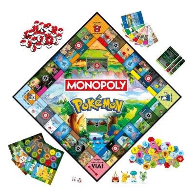 HASBRO MONOPOLY POKEMON ITALIAN EDITION