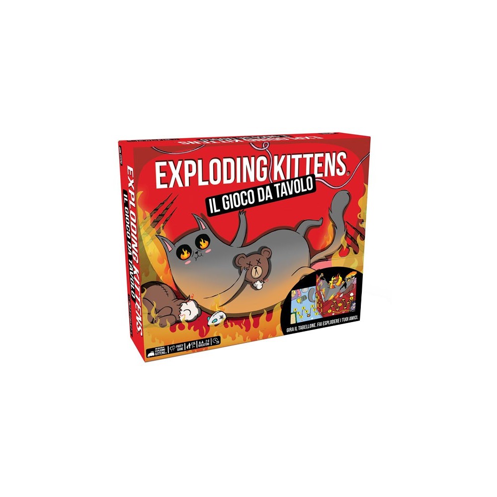 ASMODEE EXPLODING KITTENS THE BOARDGAME ITALIAN EDITION