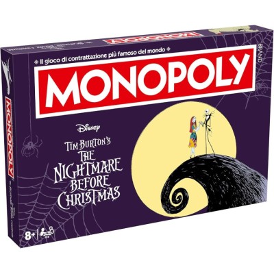 WINNING MOVES MONOPOLY THE NIGHTMARE BEFORE CHRISTMAS ITALIAN EDITION