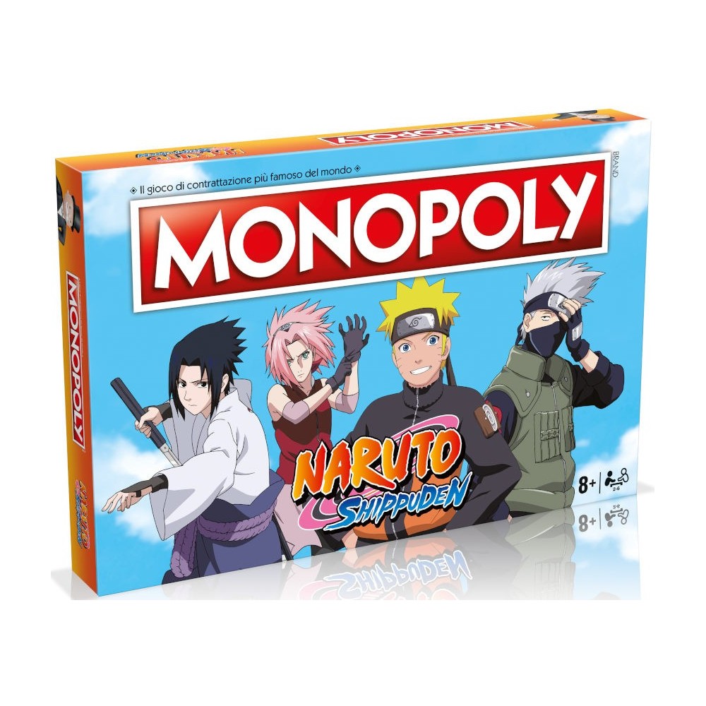 MONOPOLY NARUTO SHIPPUDEN - GIOCO DA TAVOLO ITALIANO WINNING MOVES
