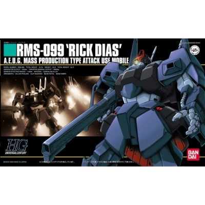 BANDAI HIGH GRADE HGUC GUNDAM RICK DIAS 1/144 MODEL KIT