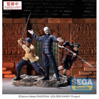 SEGA GOODS GOLDEN KAMUY FIRST LIUTENANT TSURUMI XROSS LINK SERIES PVC FIGURE STATUE