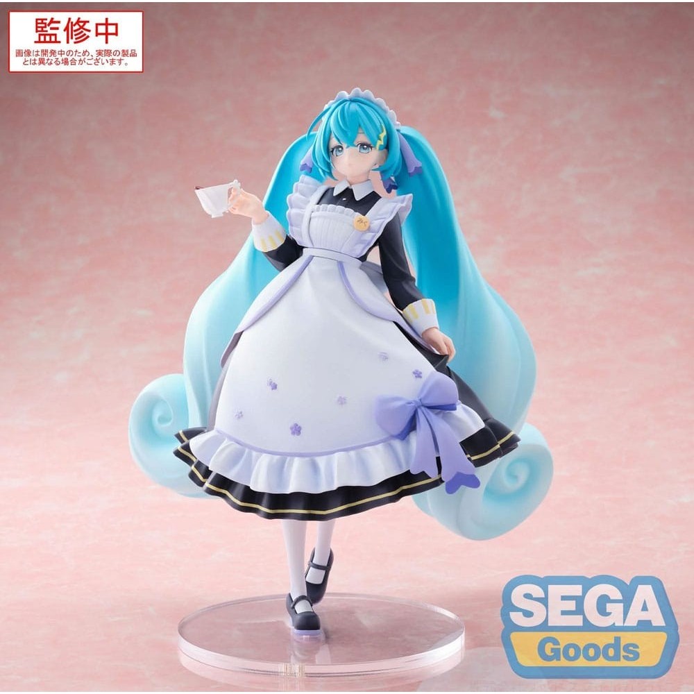 SEGA GOODS HATSUNE MIKU CLASSICAL MAID LUMINASTA SERIES PVC FIGURE STATUE
