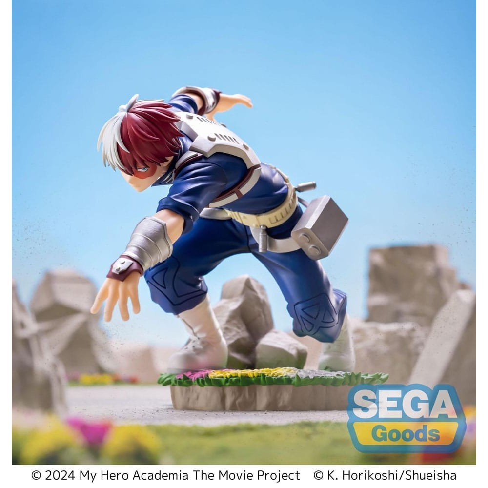 MY HERO ACADEMIA YOU'RE NEXT SHOTO TODOROKI XROSS LINK FIGURE STATUA SEGA GOODS