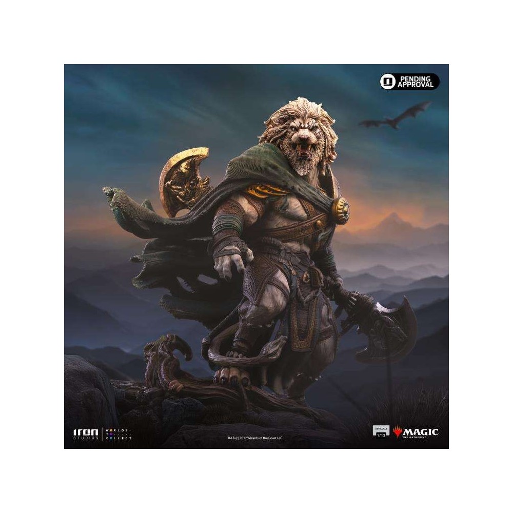 MAGIC THE GATHERING AJANI GOLDMANE 1/10 STATUA IRON STUDIOS