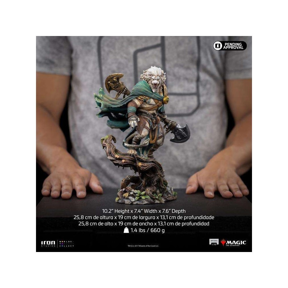 MAGIC THE GATHERING AJANI GOLDMANE 1/10 STATUA IRON STUDIOS