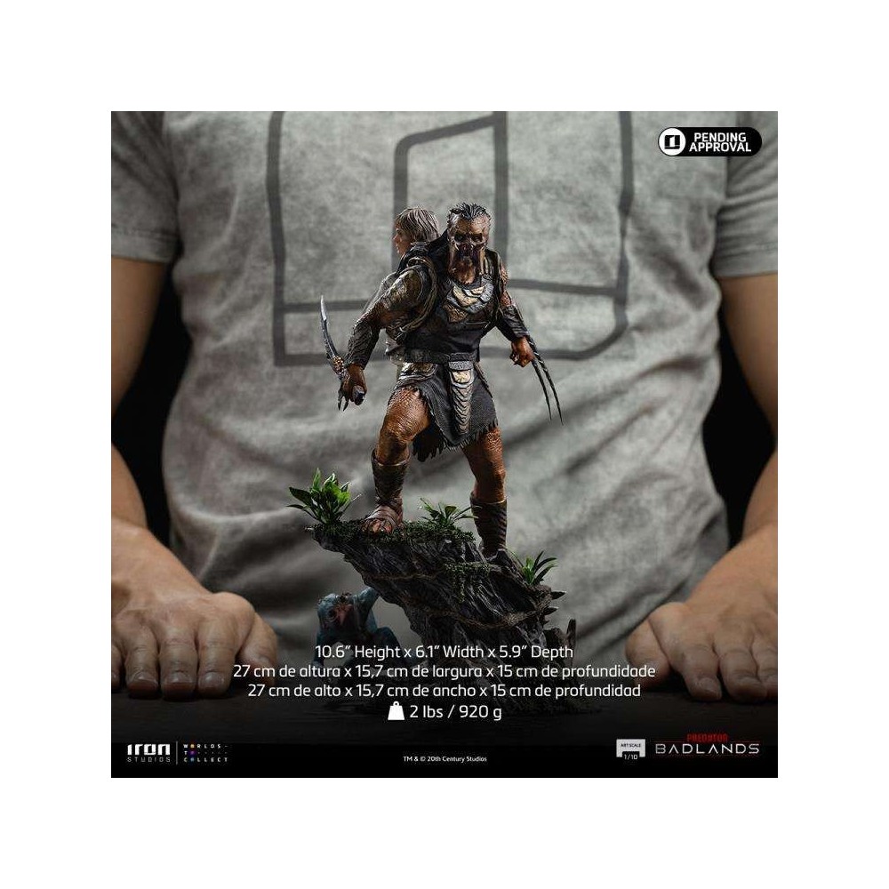 IRON STUDIOS PREDATOR BADLANDS DECK AND THIA ART SCALE 1/10 STATUA FIGURE