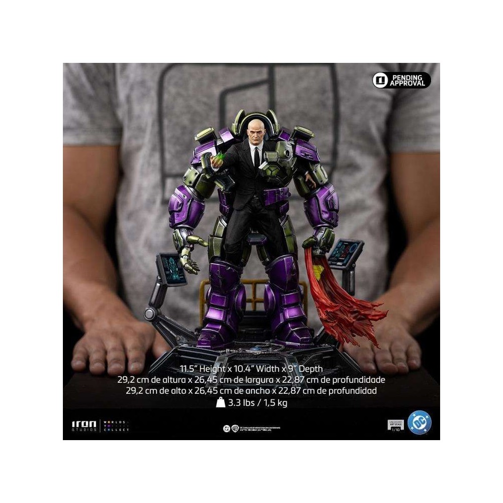 DC COMICS LEX LUTHOR UNLEASHED ART SCALE 1/10 STATUE FIGURE IRON STUDIOS