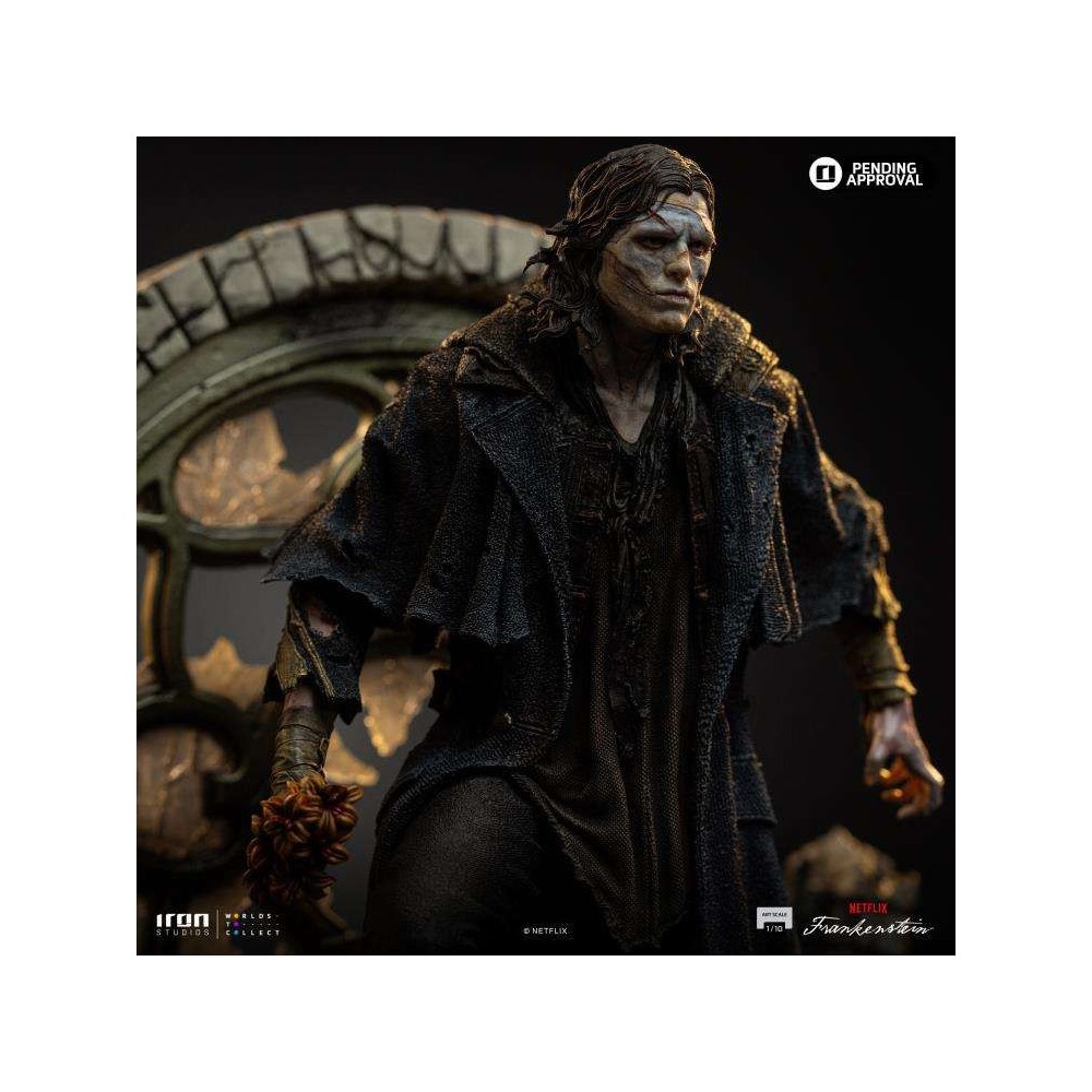 IRON STUDIOS FRANKENSTEIN GUILLERMO DEL TORO MONSTER 1/10 DIORAMA