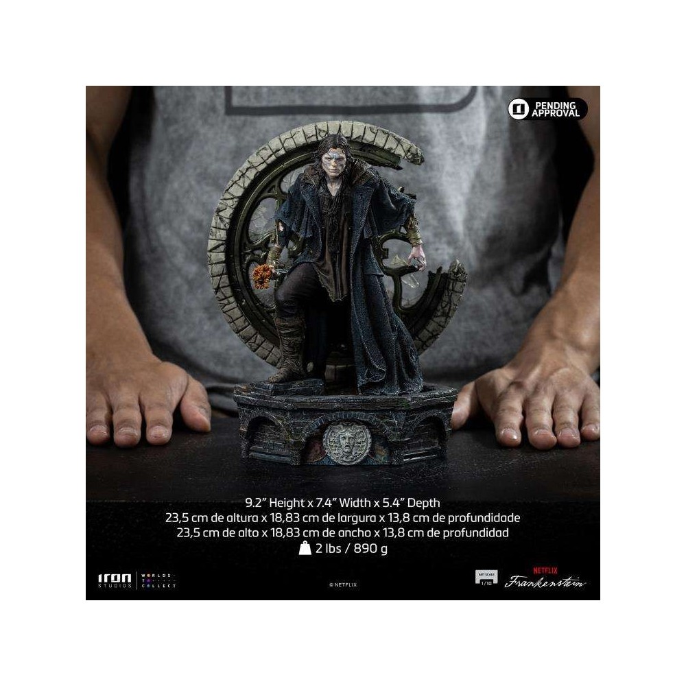 IRON STUDIOS FRANKENSTEIN GUILLERMO DEL TORO MONSTER 1/10 DIORAMA