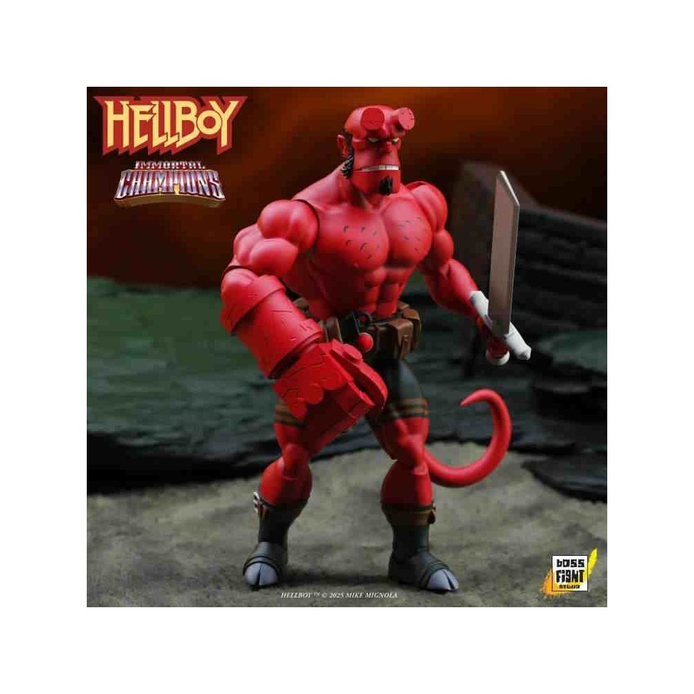 HELLBOY IMMORTAL CHAMPIONS RETRO ACTION FIGURE BOSS FIGHT STUDIO
