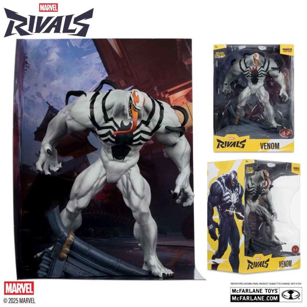 MARVEL RIVALS COLLECTION PVC ANTI VENOM 1/6 STATUA FIGURE MC FARLANE