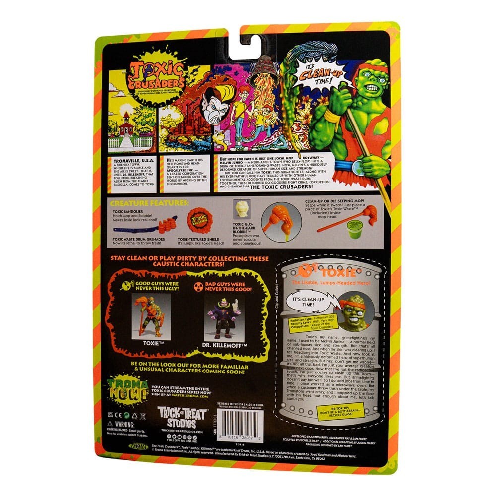 TOXIC CRUSADER TOXIE ACTION FIGURE TRICK OR TREAT STUDIOS
