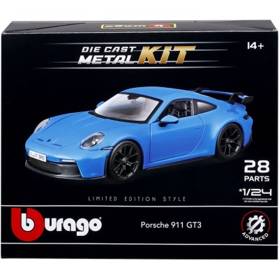 BBURAGO PORSCHE 911 GT3 DIE CAST METAL 1/24 MODEL KIT MODEL REPLICA