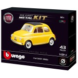 BBURAGO FIAT 500F 1965 DIE CAST METAL 1/24 MODEL KIT MODEL REPLICA