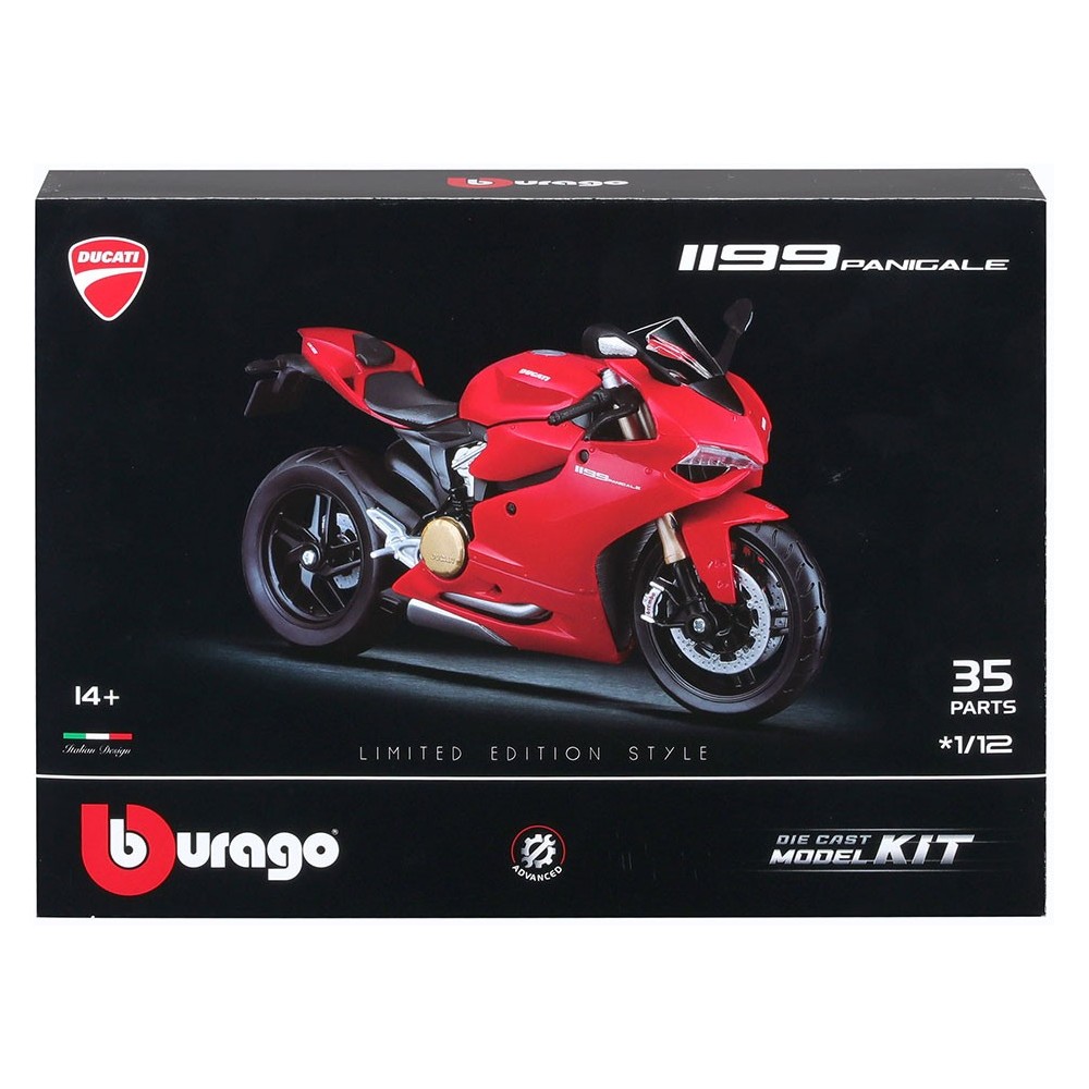 BBURAGO DUCATI 1199 PANIGALE DIE CAST METAL 1/12 MODEL KIT MODEL REPLICA