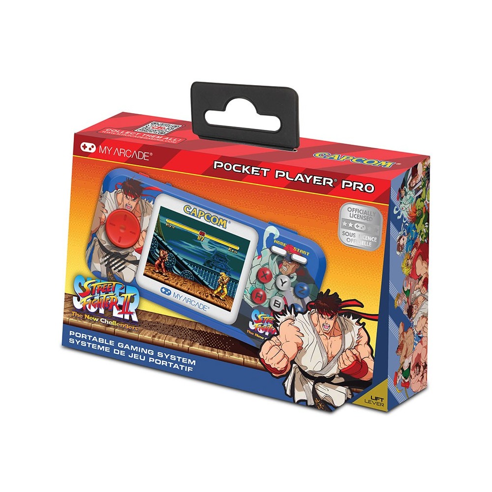 MY ARCADE POCKET PLAYER PRO SUPER STREET FIGHTER II PORTABLE GAMING SYSTEM
