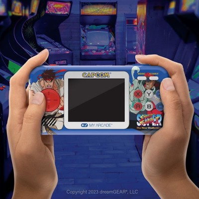 MY ARCADE POCKET PLAYER PRO SUPER STREET FIGHTER II PORTABLE GAMING SYSTEM