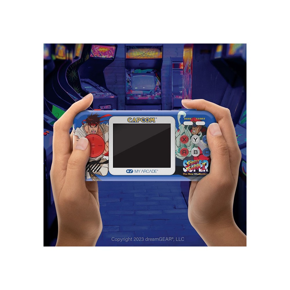 MY ARCADE POCKET PLAYER PRO SUPER STREET FIGHTER II PORTABLE GAMING SYSTEM