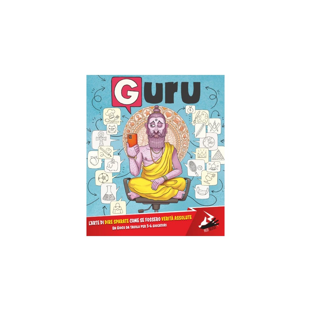 RED GLOVE GURU ITALIAN BOARDGAME