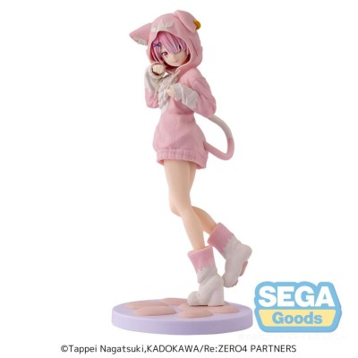 RE:ZERO RAM MOFUMOFU PACK XSTELLAR STATUA FIGURE SEGA GOODS