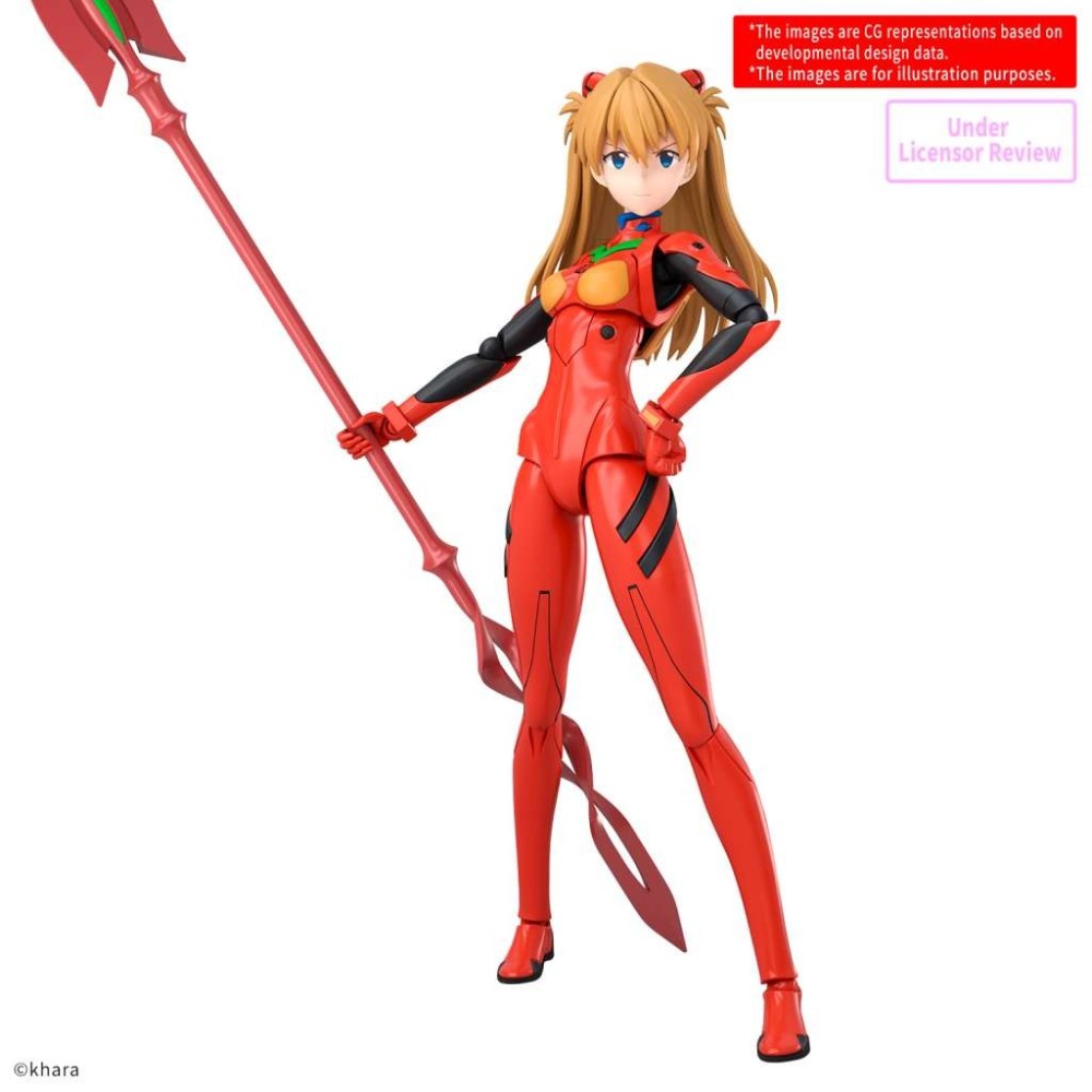 30MP EVANGELION ASUKA SHIKINAMI LANGLEY PLUG SUIT MODEL KIT ACTION FIGURE BANDAI