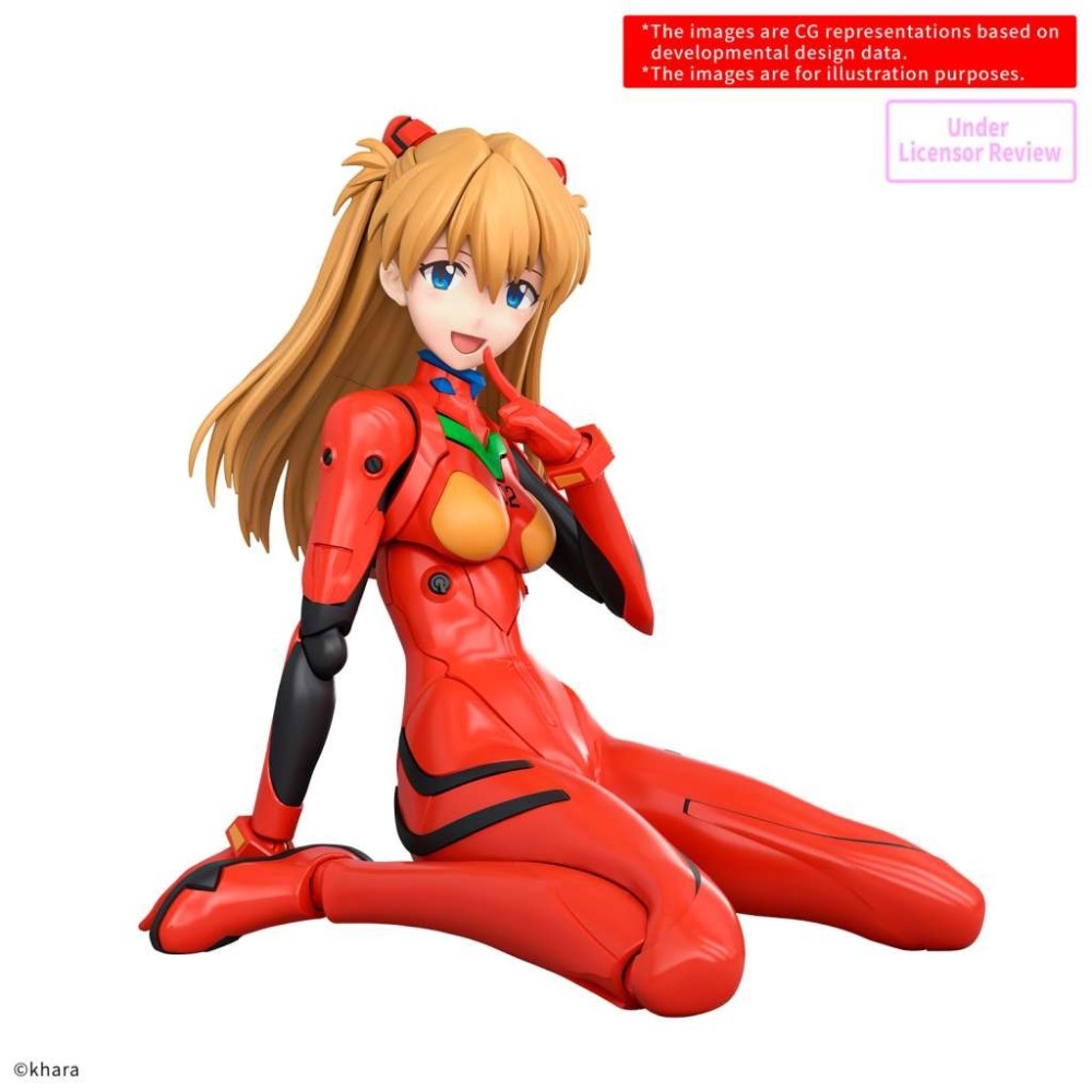 30MP EVANGELION ASUKA SHIKINAMI LANGLEY PLUG SUIT MODEL KIT ACTION FIGURE BANDAI