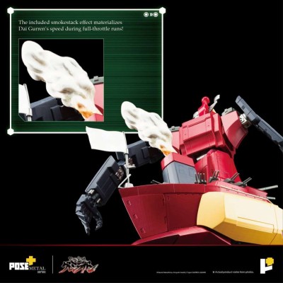 TENGEN TOPPA GURREN LAGAN POSE + METAL SERIES DAI-GURREN ACTION FIGURE TOYNAMI