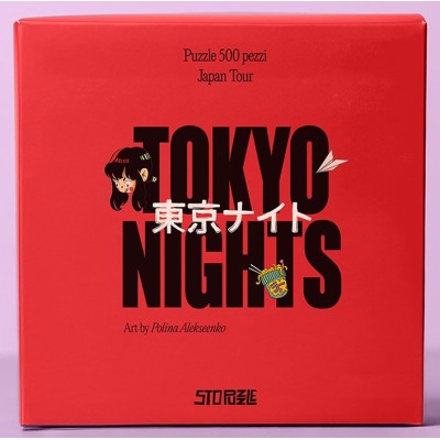JAPAN TOUR TOKYO NIGHTS BY POLINA ALEKSEENKO 500 PIECES PUZZLE