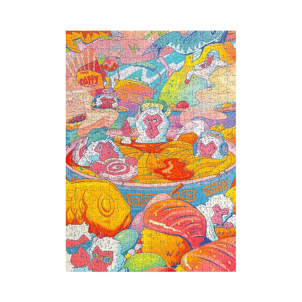 JAPAN TOUR RAMEN A JIGOKUDANI BY MANDY MATTHEWS 500 PEZZI PUZZLE