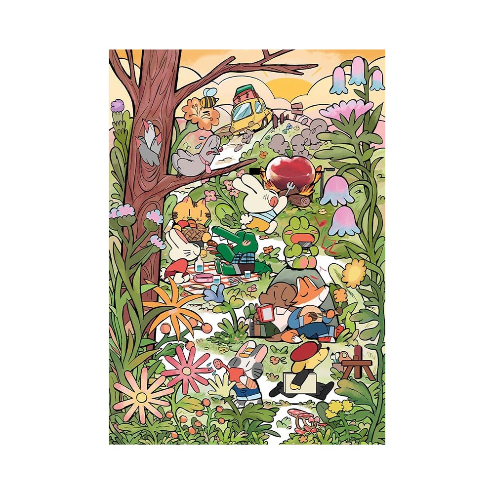 SPRING SNACK BY SMILE AGENCY 500 PIECES PUZZLE