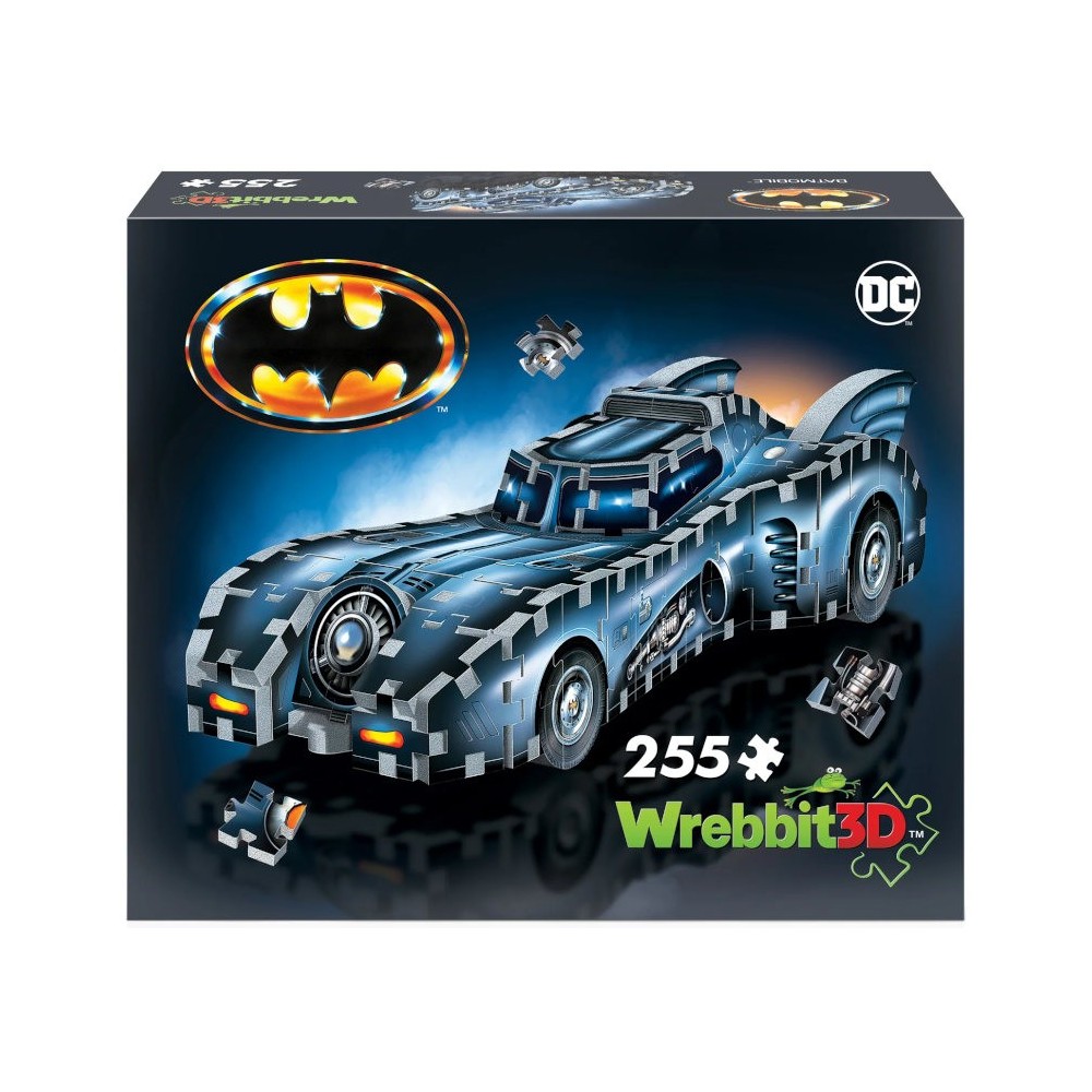 BATMAN BATMOBILE 255 PEZZI 3D PUZZLE WREBBIT